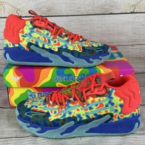 Puma MB.03 Gutter Cat Gang Mens Sz 13 Sneakers Red Yellow